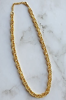 Gold Finish Chain Necklace