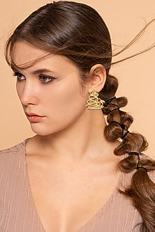 Gold Finish Mini Hoop Earrings