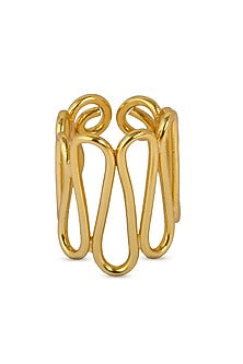Gold Finish Brass Ring