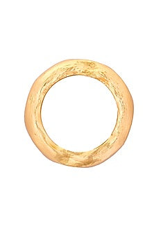 Gold Finish Jupiter Bangle