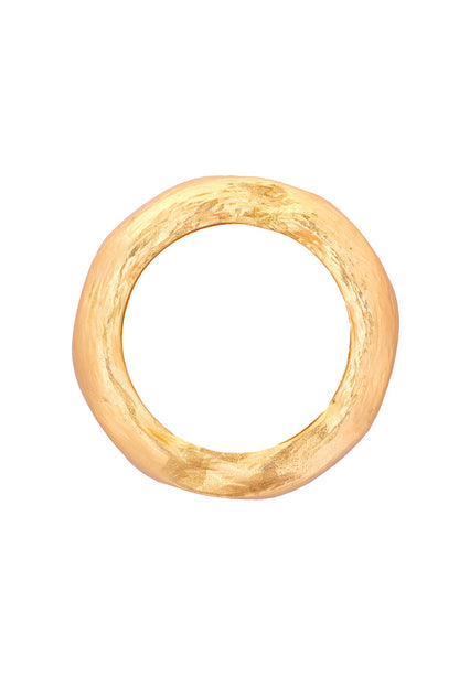 Gold Finish Jupiter Bangle