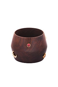 Gold Finish Chand Tara Bangle