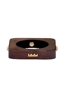 Gold Finish Studded Bangle