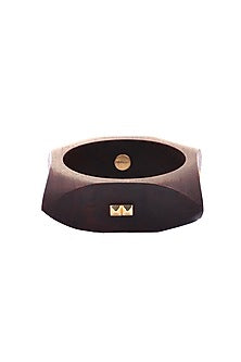 Gold Finish Studded Bangle