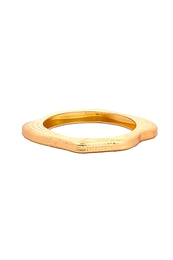 Gold Finish Brass Kada