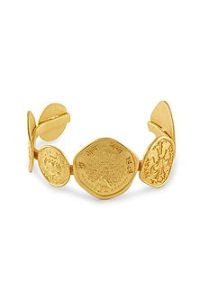 Gold Plated Adjustable Cuff Bracelet