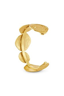 Gold Plated Adjustable Cuff Bracelet