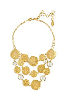 Gold Plated Coin Necklace