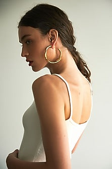 Gold Plated Hoop Earrings