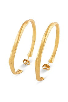 Gold Plated Hoop Earrings