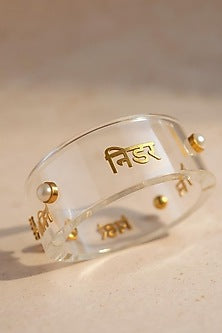 Gold Plated Resin Bangle