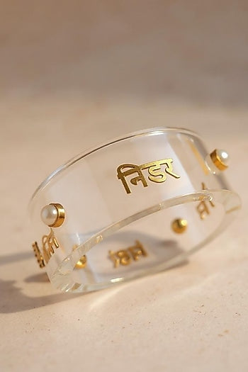 Gold Plated Resin Bangle