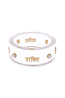 Gold Plated Resin Bangle