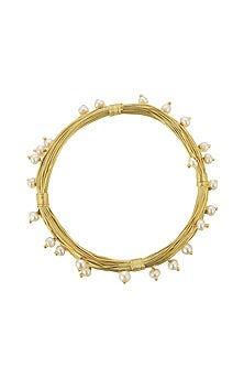 Gold Plated Freshwater Pearl Bracelet