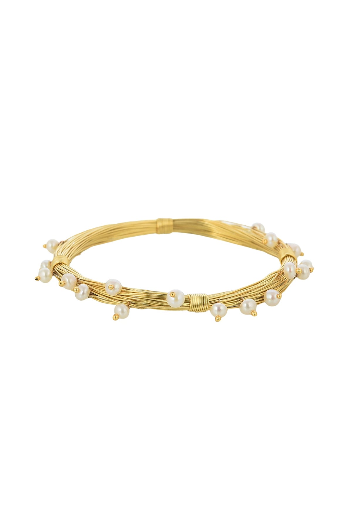 Gold Plated Freshwater Pearl Bracelet