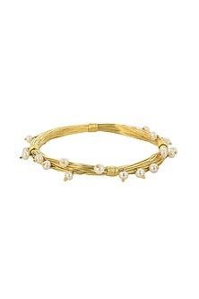 Gold Plated Freshwater Pearl Bracelet