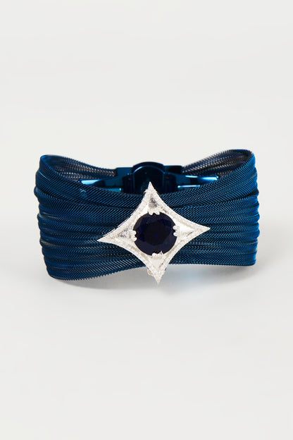 White Finish Cubic Zirconia Bracelet