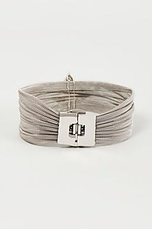 White Finish Cubic Zirconia Bracelet