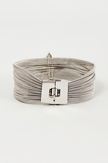 White Finish Cubic Zirconia Bracelet