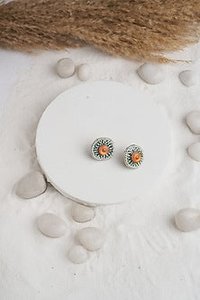 Multi-Colored Stone & Shell Choker Necklace Set