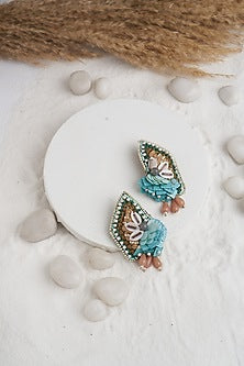 Blue Stone Dangler Earrings