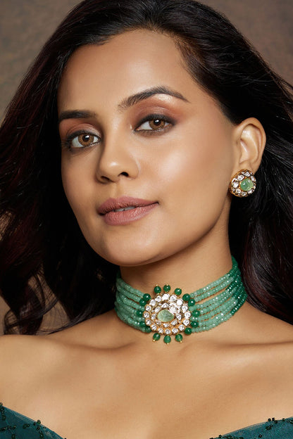Multi-Layered Shaded Choker Set 
