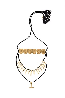 Gold Finish Tales Of Seven Kingdoms Layered Necklace