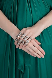 Silver Finish Winter Is Coming Rings