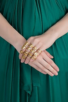 Gold Finish Winter Is Coming Rings