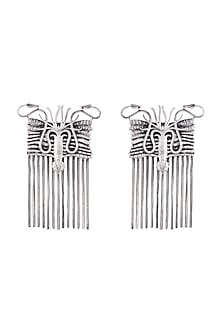 Silver Finish House of Greyjoy Tassel Drop Earrings