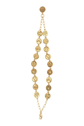 Gold Finish Seven Kingdoms Bracelet