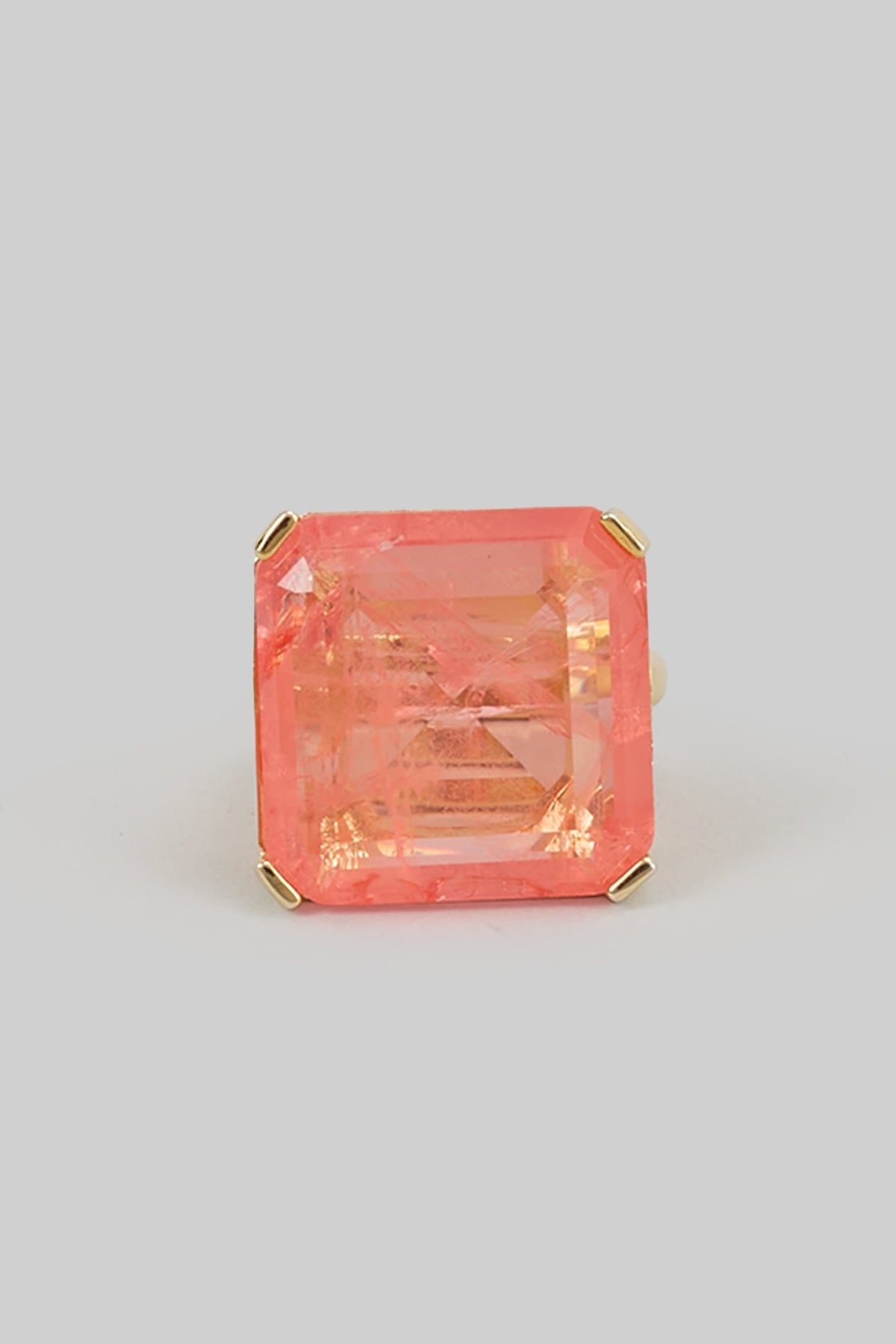 Orange Stud Earrings In Sterling Silver