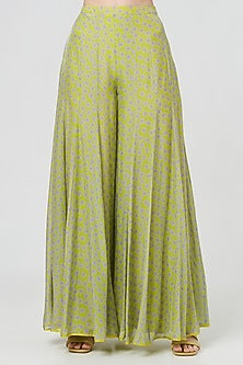 Spring Green Printed Sharara Set