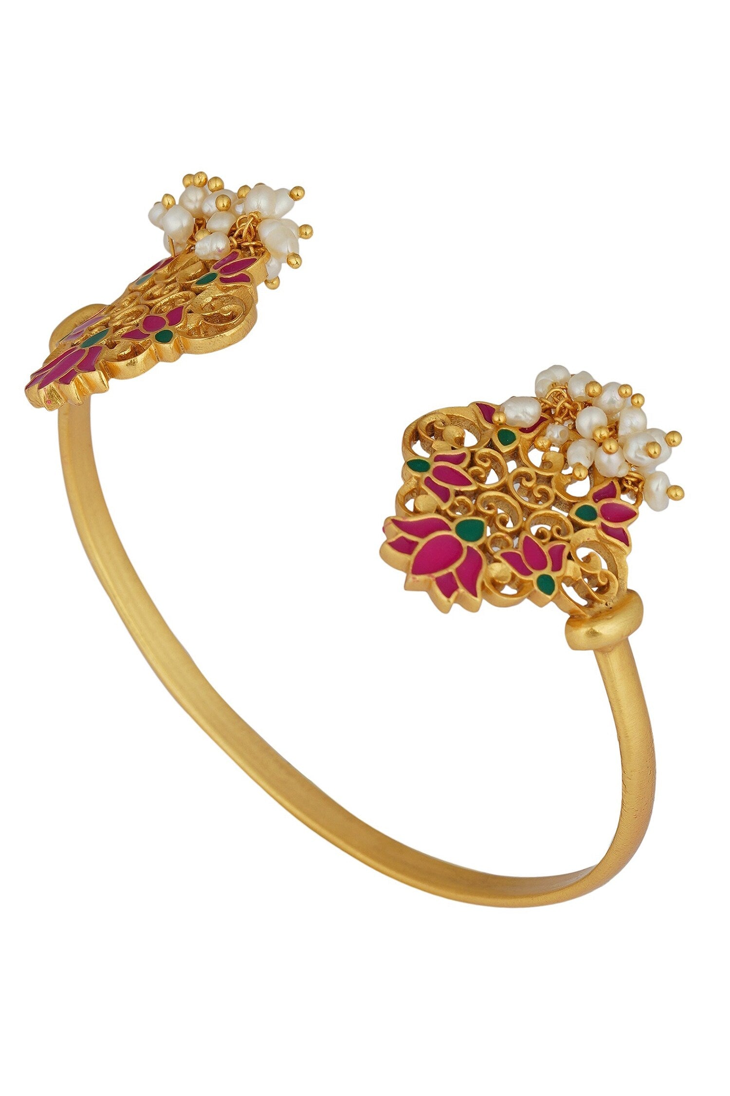 Glory Lotus Cuff Bracelet 