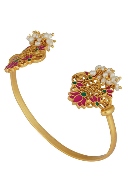 Glory Lotus Cuff Bracelet 