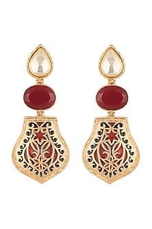 Gold Plated Kundan Earrings