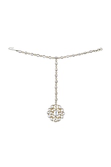 Gold Plated Kundan Hath Phool