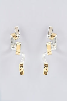 Gold Finish Stud Earrings