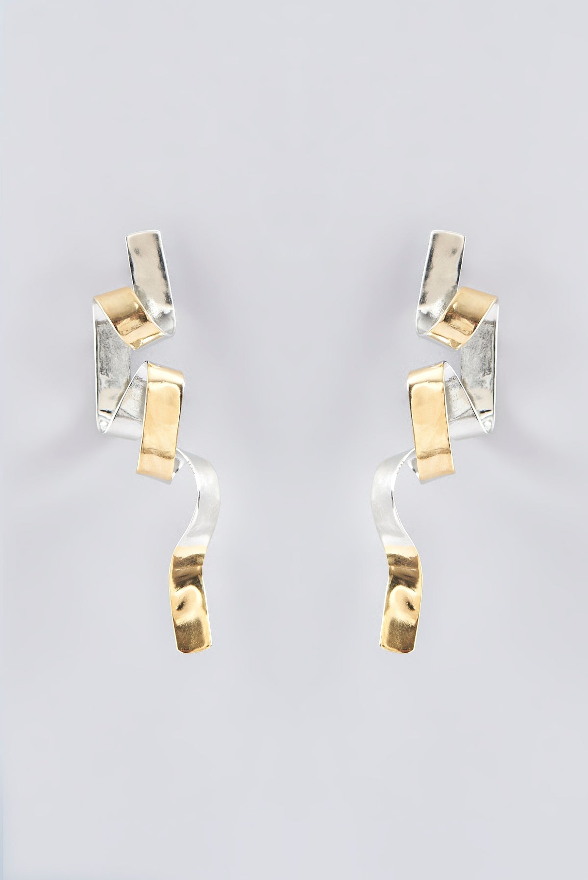 Gold Finish Stud Earrings