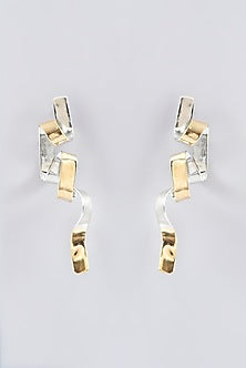 Gold Finish Stud Earrings