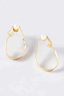 Gold Finish Stud Earrings
