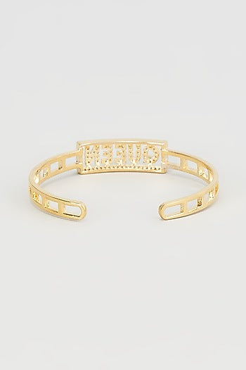Two Tone Plated Faux Diamond Bracelet