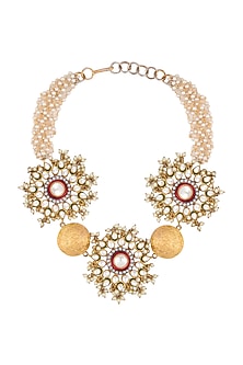 Gold Plated Kundan Choker Necklace
