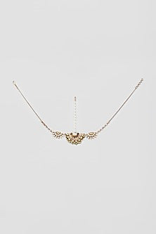 Gold Plated Marquise Mathapatti
