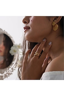 Gold Finish Handcrafted Ring