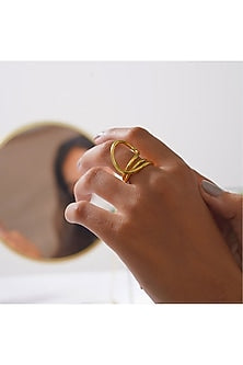 Gold Finish Handcrafted Ring