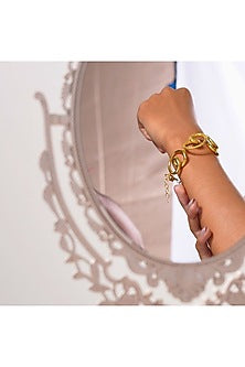 Gold Finish Handcrafted Bracelet