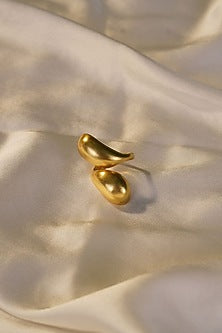 Gold Finish Handcrafted Bubble Ring