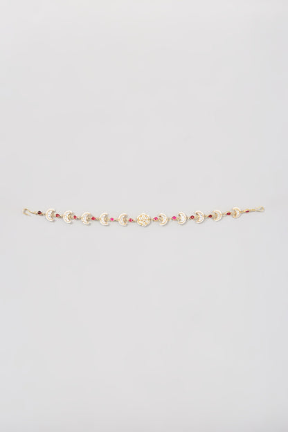 Micro Gold Finish Kundan Sheeshphool