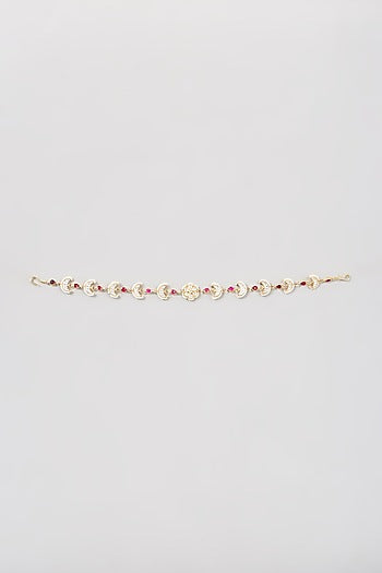 Micro Gold Finish Kundan Sheeshphool